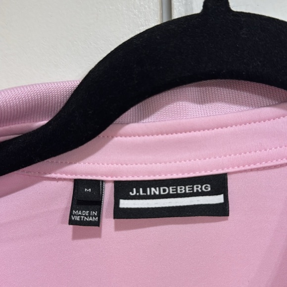 J. Lindeberg Leyla Biograde Jersey Polo Pink Size Medium - Picture 4 of 8